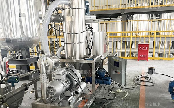 某新材料企業(yè)聚酯粉末的無(wú)塵投料與輸送